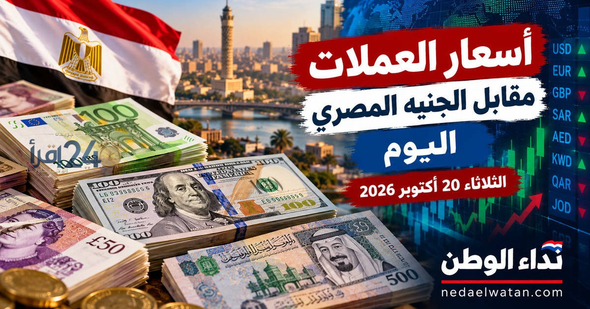 أسعار صرف العملات الأجنبية أمام الجنيه المصري اليوم