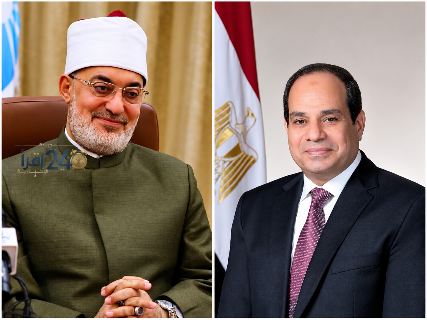مفتي الجمهورية يهنئ الرئيس السيسي والقوات المسلحة بمناسبة الذكرى الـ53 لانتصار أكتوبر