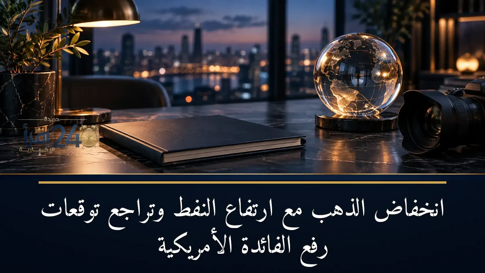 انخفاض أسعار الذهب مع ارتفاع أسعار النفط وتراجع توقعات رفع الفائدة