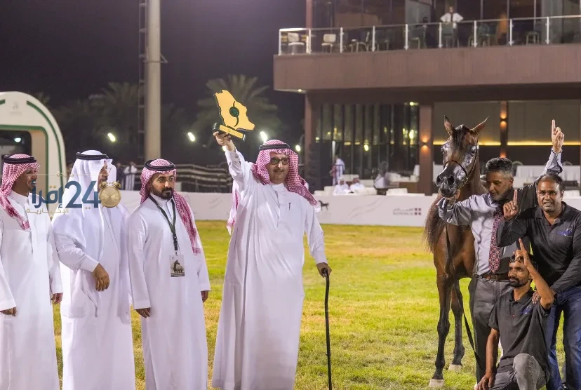 نوف عذبه تتوج بالميدالية الذهبية في البطولة الوطنية لجمال الخيل العربية الأصيلة 2026
