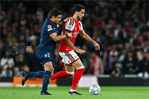 آرسنال يفتتح دوري أبطال أوروبا بخسارة غير متوقعة أمام ليل في شوط أول سلبي