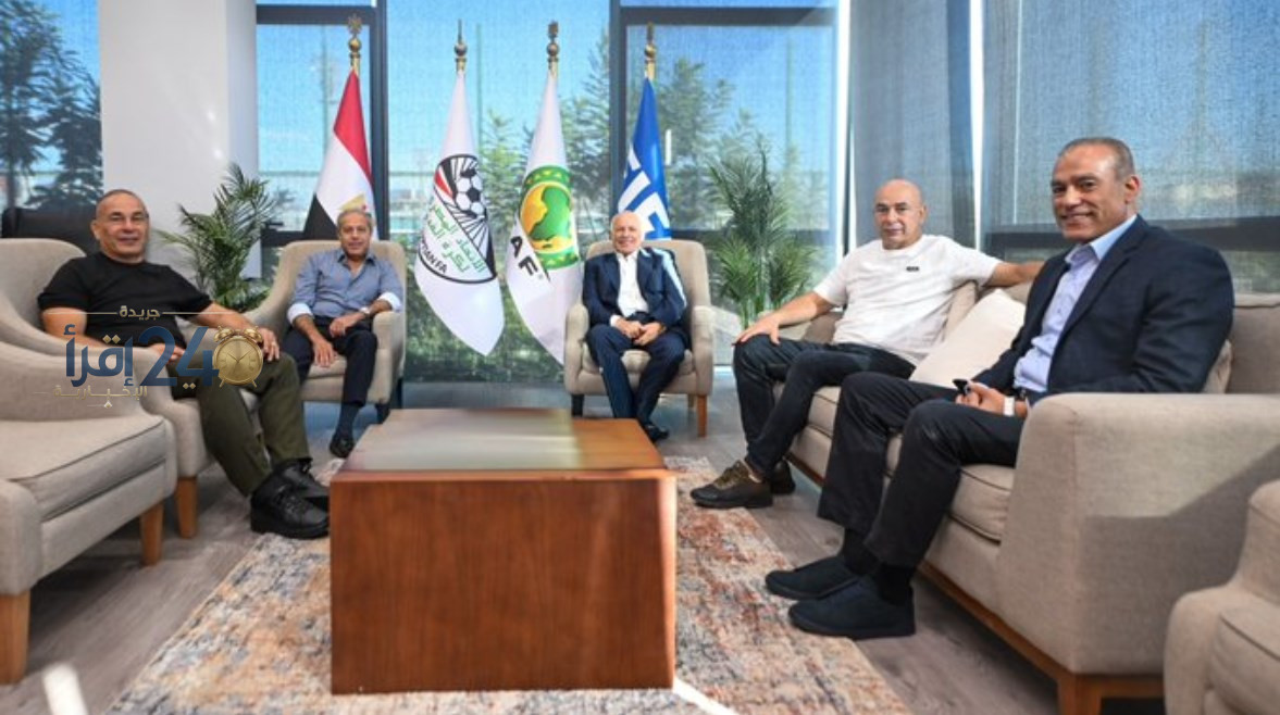 أبو ريدة يجتمع مع حسام وإبراهيم حسن لمناقشة استعدادات منتخب مصر للمباريات المقبلة