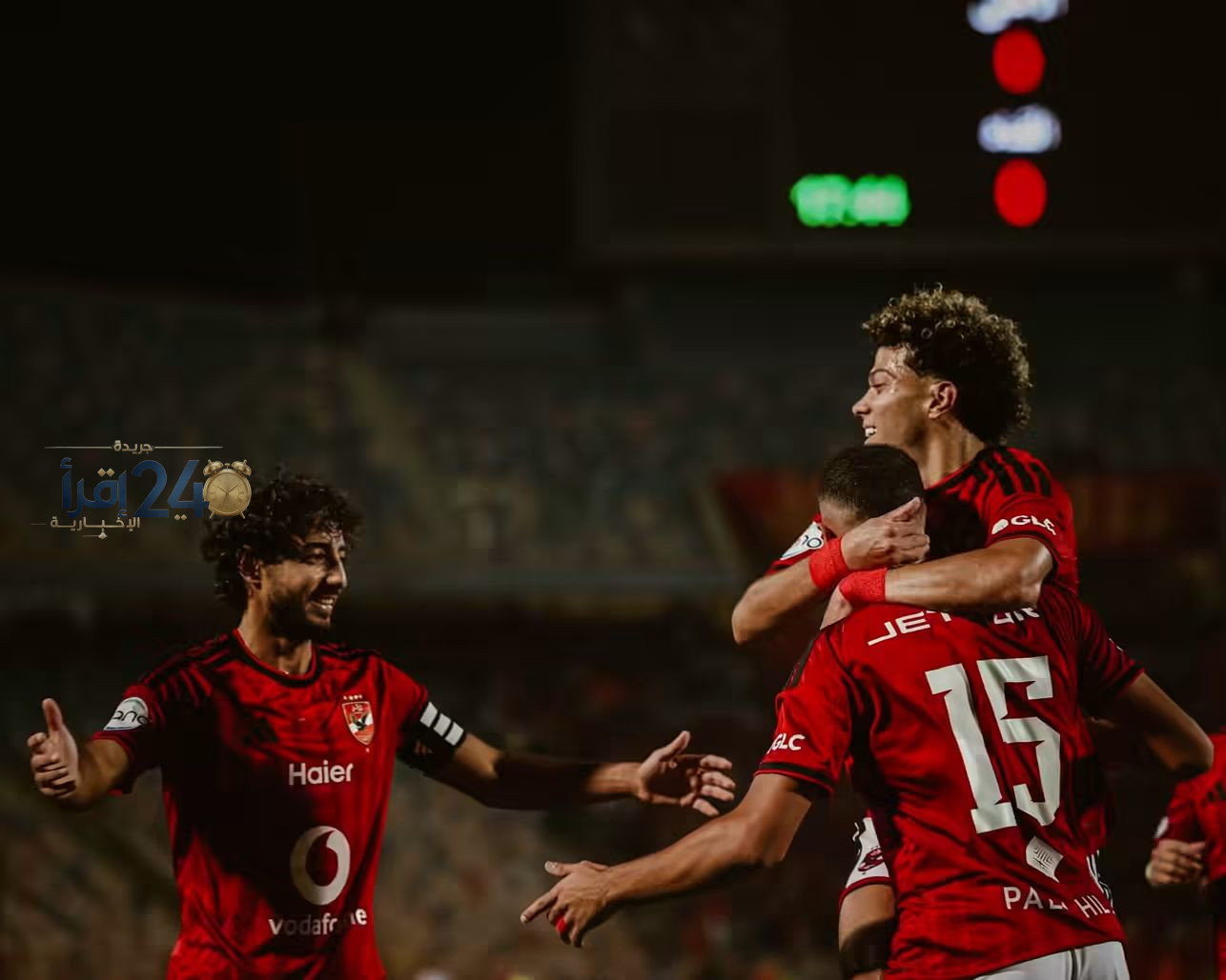 الأهلي ينهي الشوط الأول متقدما على القناة بثنائية مثيرة في الدوري المصري