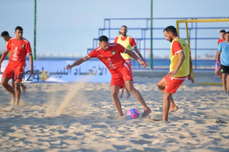 المغرب يتحدى ليبيا في إياب تصفيات أمم إفريقيا للكرة الشاطئية ويضع خطوة حاسمة نحو التأهل