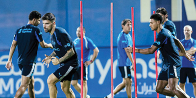 الهلال يعاود تدريباته غدًا بعد استئناف النشاط وإنزاغي يبدأ تقييم الحالة البدنية للاعبين