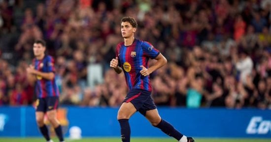 حمزة عبد الكريم برشلونة يسعى لتعزيز صدارته في الدوري الإسباني أمام خيتافي