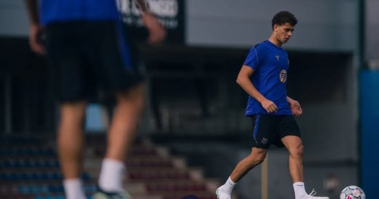 حمزة عبد الكريم يتدرب مع برشلونة استعدادًا لمواجهة جالاتا سراي