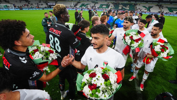 رئيس تركيا أردوغان يثني على مباراة الصداقة مع المنتخب الفلسطيني في قونية ويؤكد على تعزيز العلاقات الرياضية