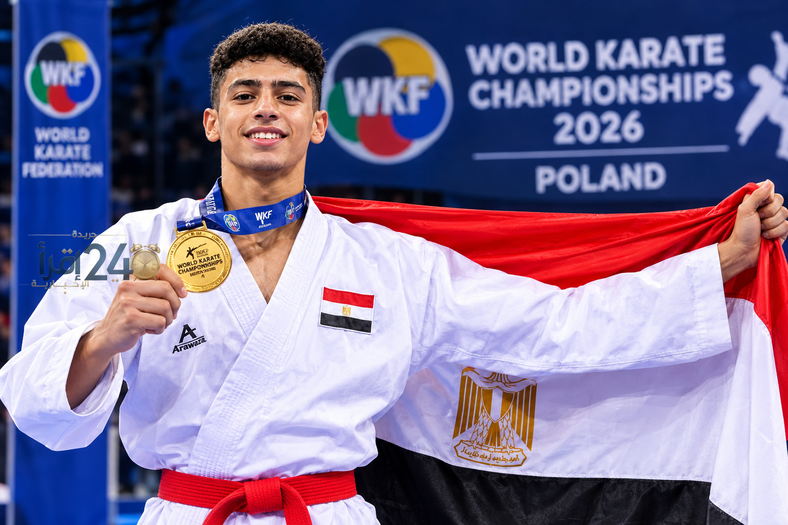 عبد الرحيم السيد يكتب تاريخ الكاراتيه المصري ويتوج بذهبية بطولة العالم في رحلة ملهمة وملهمة للتحدي