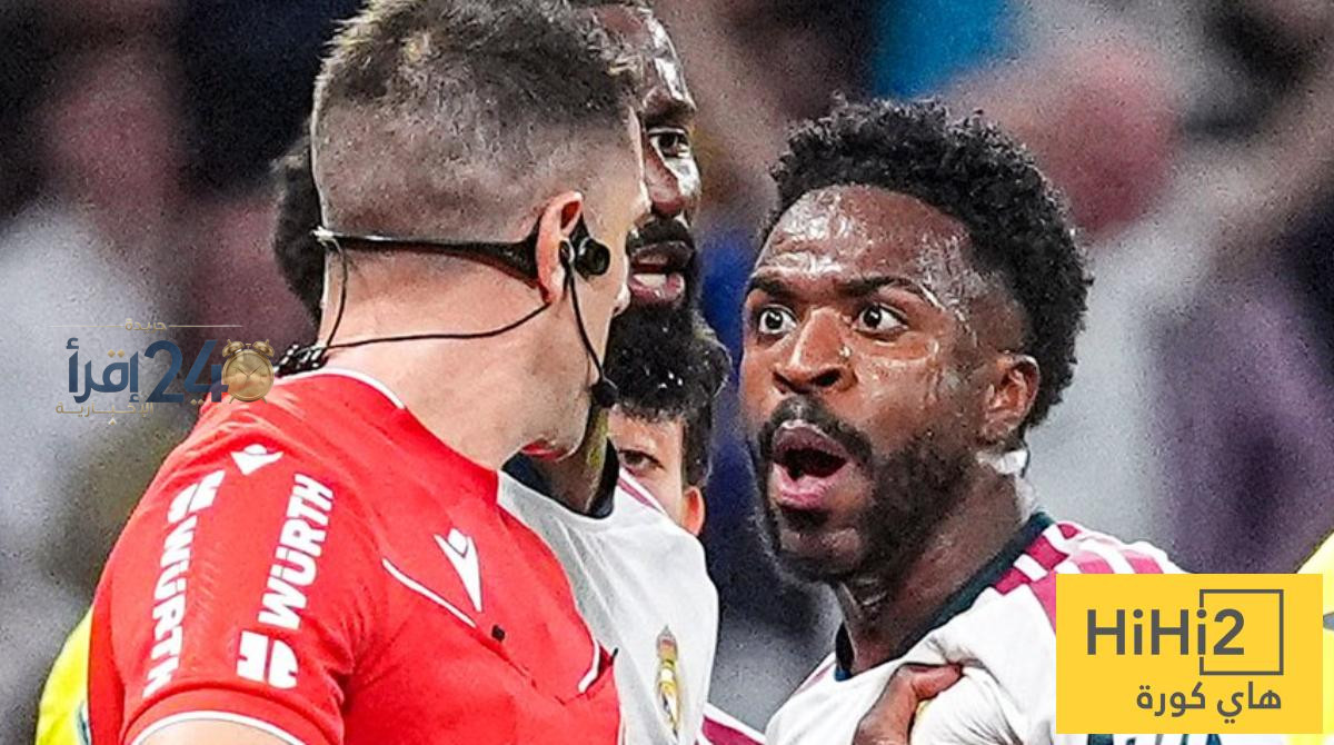 كم مرة تعرض فينيسيوس للطرد مع ريال مدريد وتعرّف على أبرز محطاته في الملاعب