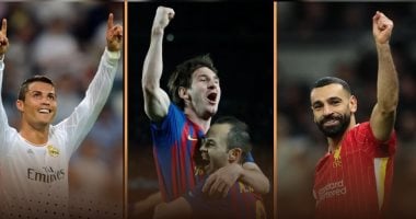محمد صلاح يتألق بين أساطير القرن الـ21 مع ميسي ورونالدو ويحقق 614 مساهمة تهديفية