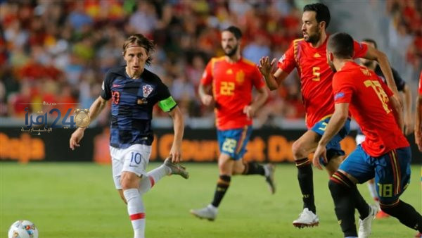 موعد مباراة إسبانيا ضد كرواتيا في دوري الأمم الأوروبية والقناة الناقلة