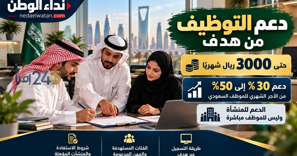 هدف دعم التوظيف في السعودية يصل إلى ثلاثة آلاف ريال ويعزز فرص العمل للمواطنين
